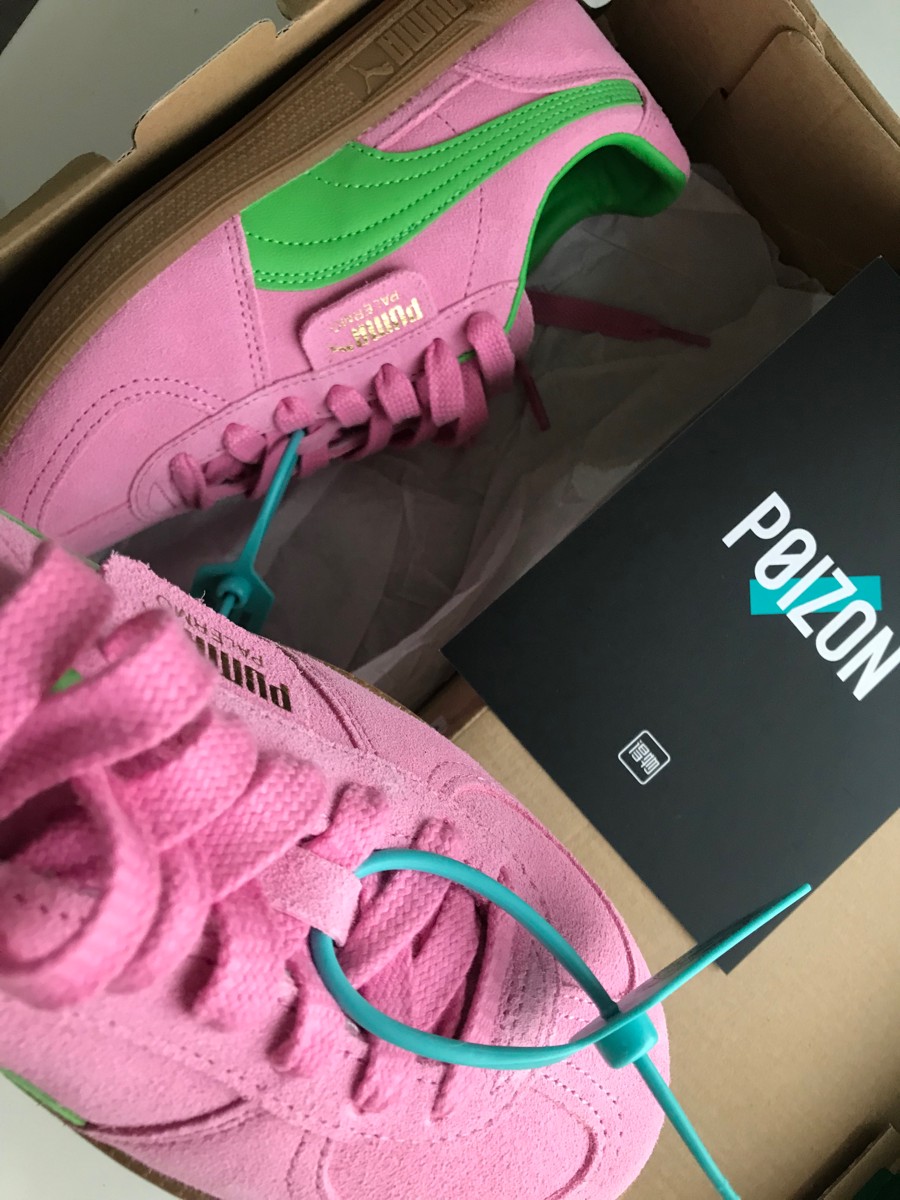 custom review-PUMA Palermo Special Аbrasion Resistant Низкие Кроссовки для скейтбординга Унисекс Розовый Зеленый