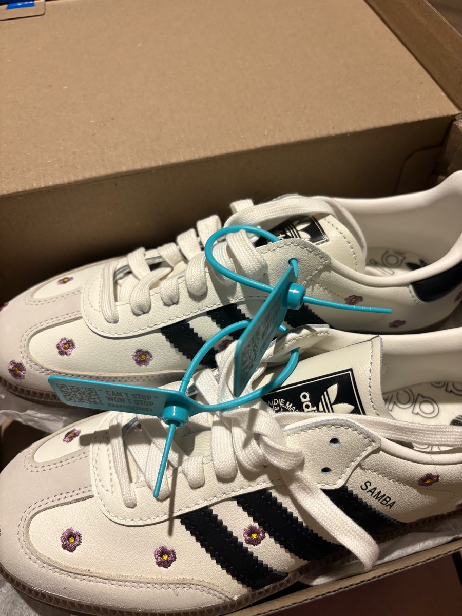 custom review-Adidas Originals SAMBA OG Износостойкий и Легкий Низкий Топ Кроссовки для скейтбординга Женские Белые