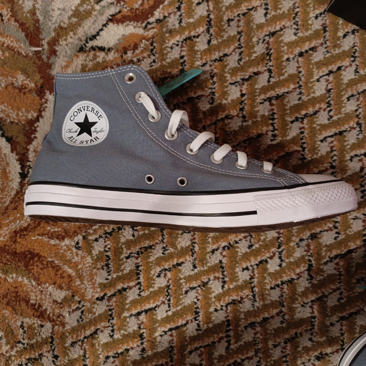 custom review-Converse Chuck Taylor All Star Износостойкие Высокие Кеды Унисекс Серые