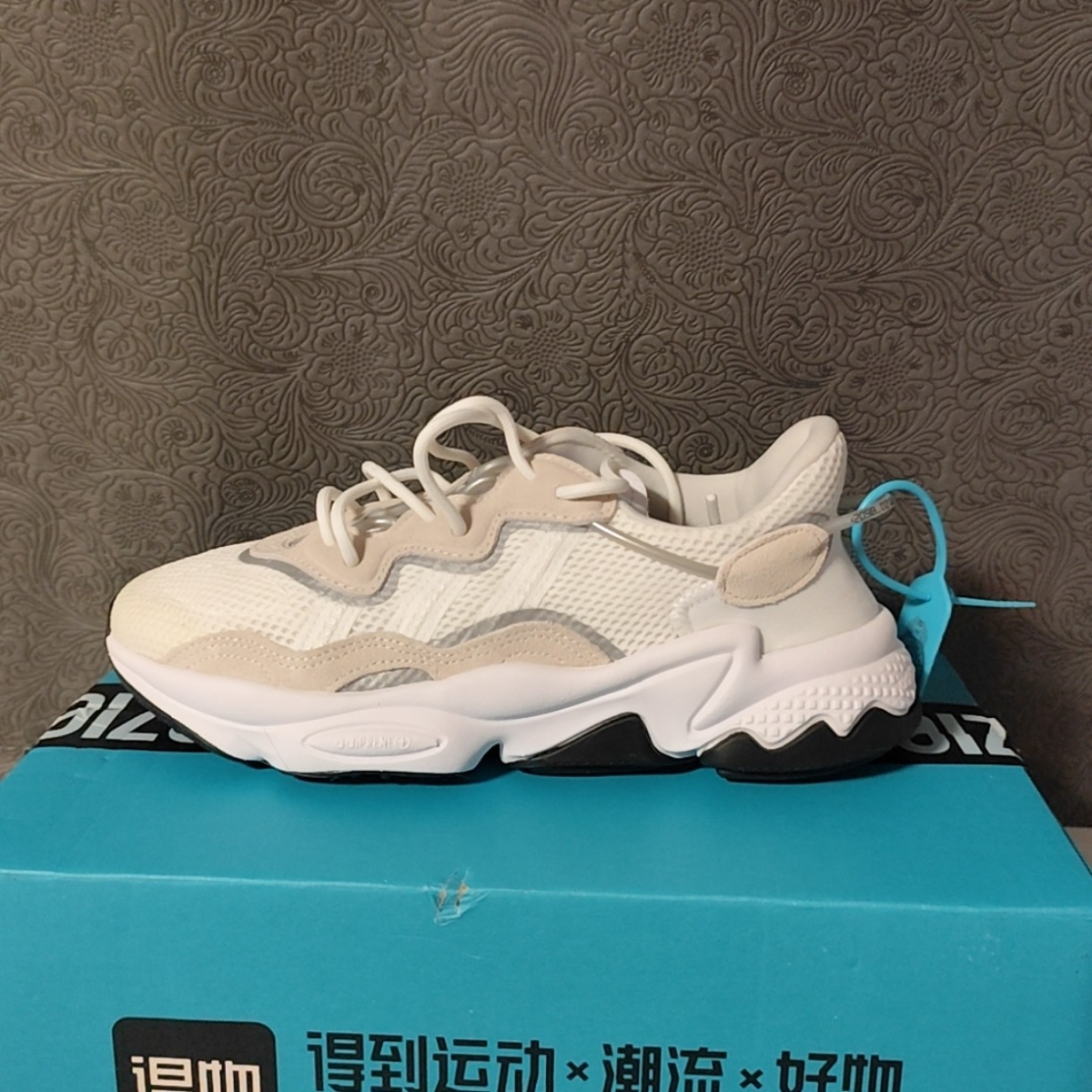 custom review-Adidas Originals Ozweego Амортизация Противоскользящий Устойчивый к истиранию Легкий Низкий Топ