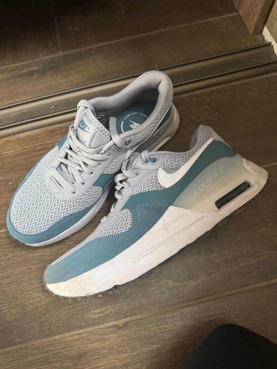 custom review-Nike Air Max SYSTM Амортизация Износостойкий Низкий Топ Повседневная Обувь Унисекс Серый Зеленый