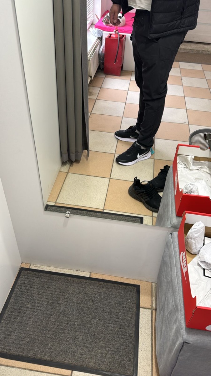 custom review-Nike Air Max Nuaxis Аbrasion Resistant Низкий Топ Casual Мужской Черный Белый