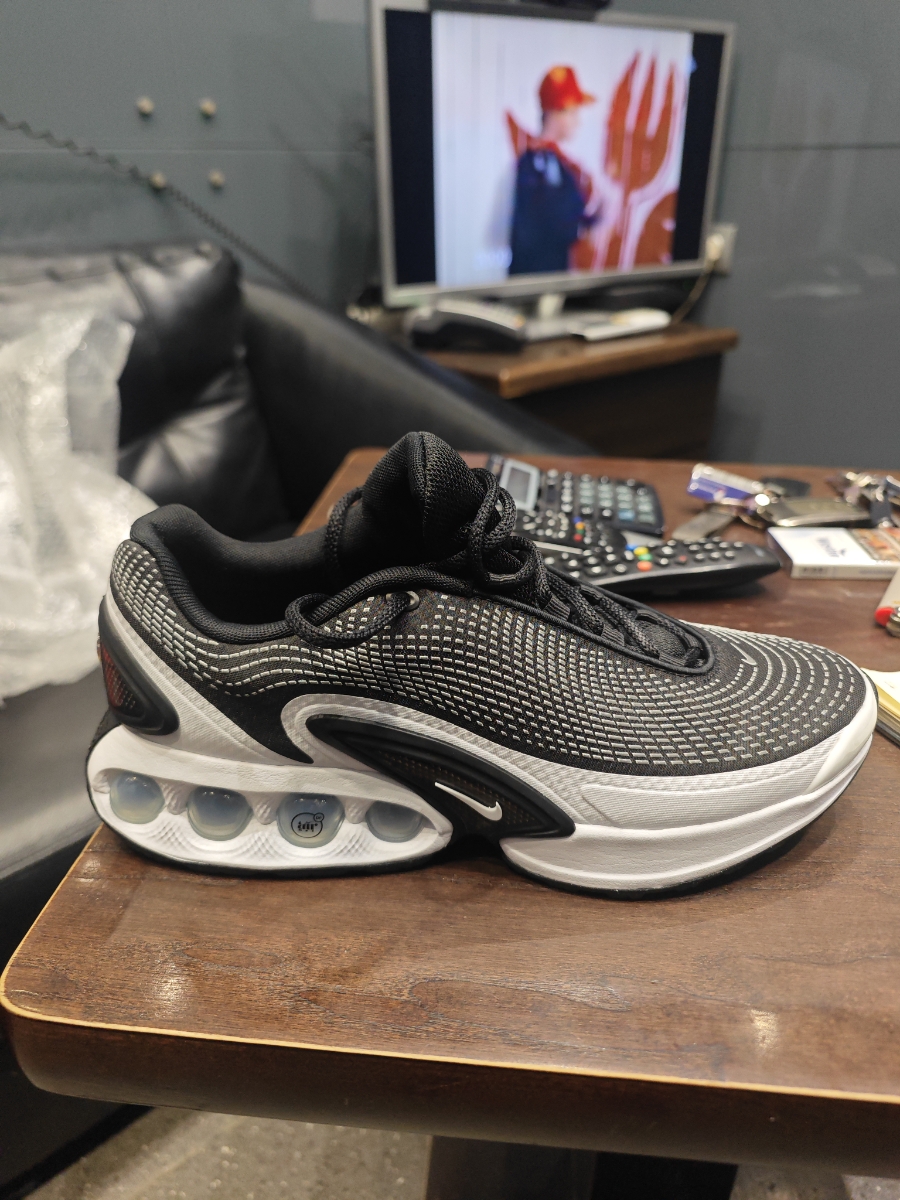 custom review-Nike Air Max Dn Устойчивый к истиранию Дышащий Низкий Топ Casual Мужской Черный Белый