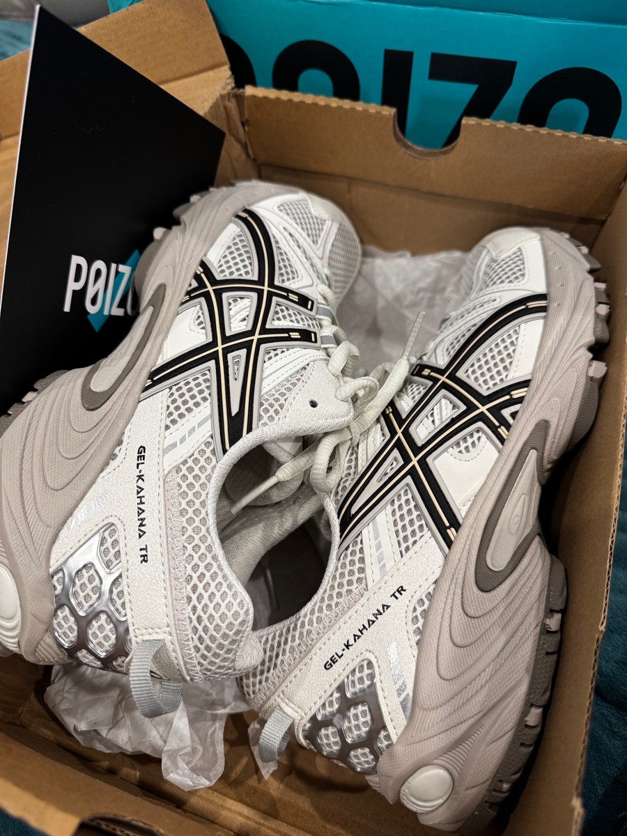 custom review-ASICS Гель Kahana TR Low Топ Повседневная обувь Женская Белый Серый Черный