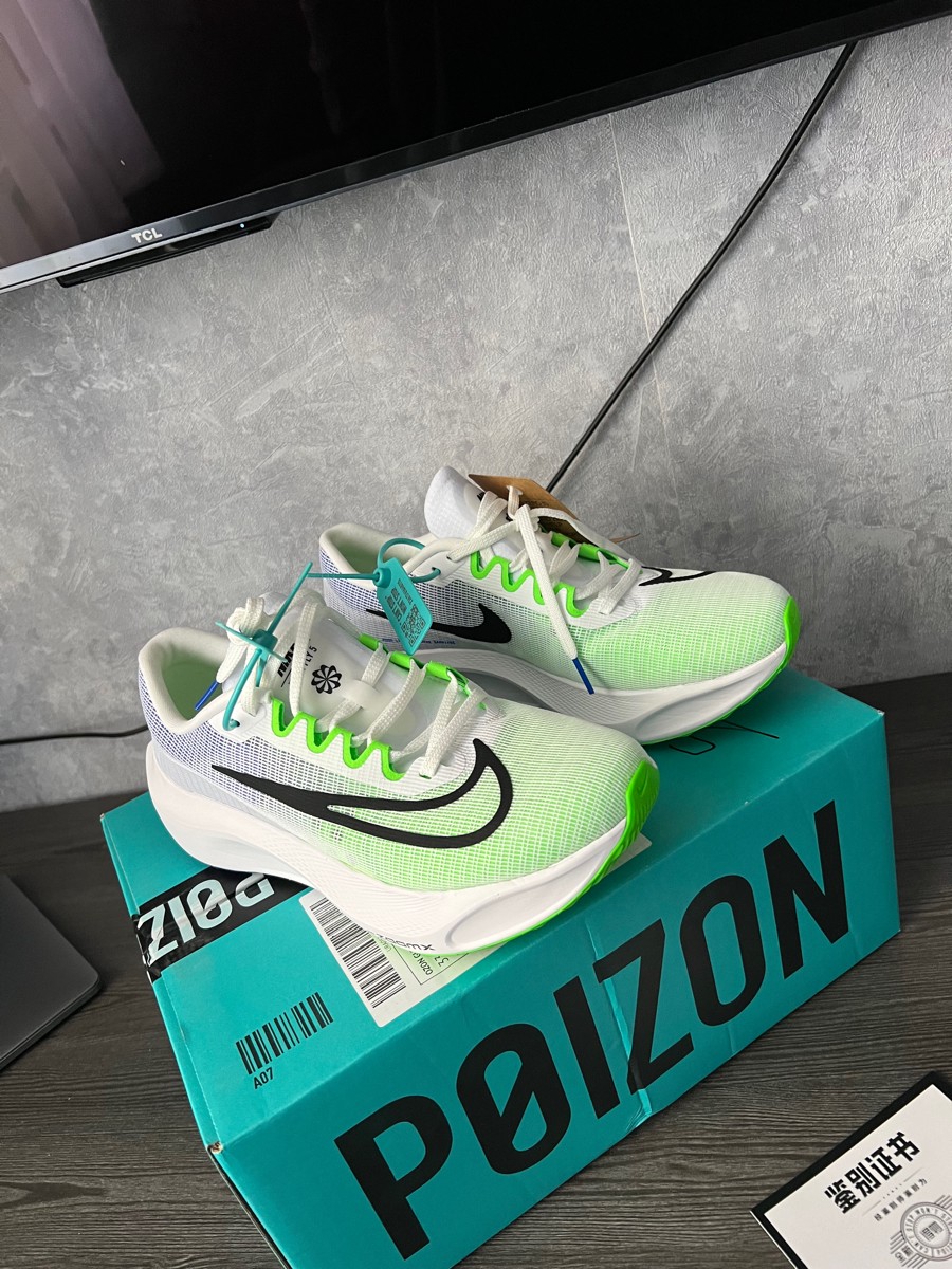 custom review-Nike Zoom Fly 5 Беговые кроссовки Низкий Топ Белый Зеленый Racing Синий Черный Мужской