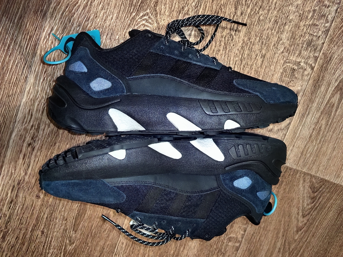 custom review-Adidas Originals ZX 22 Boost Slip-on Устойчивый к истиранию Низкий Топ Повседневные Беговые кроссовки Унисекс Черный