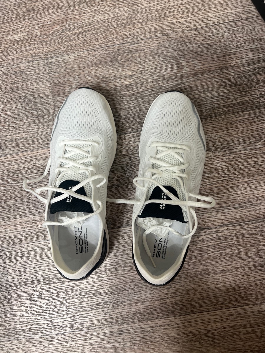 custom review-Under Armour Hovr Sonic 6 Low Топ Повседневные Беговые Кроссовки Мужские Черные Белые