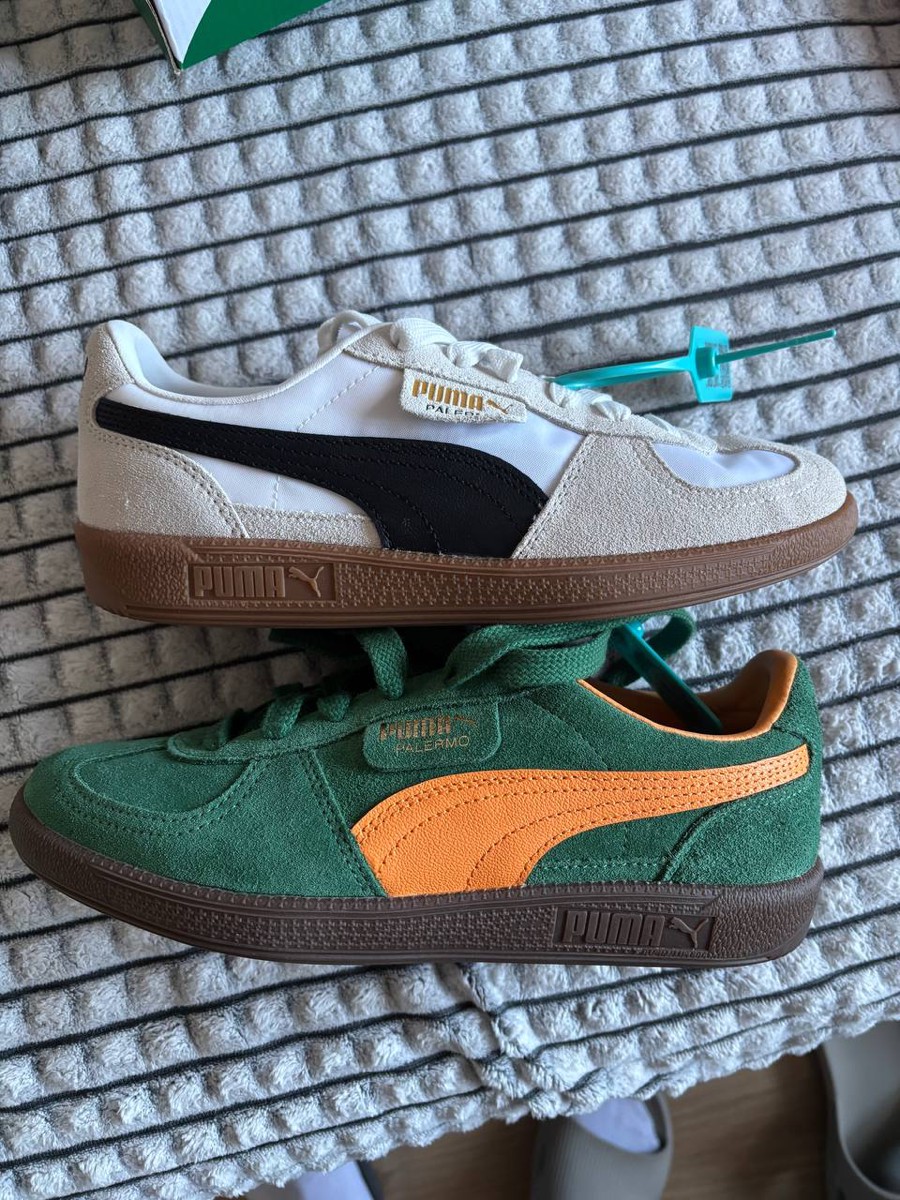 custom review-PUMA Palermo Легкий Top с Покрытием Низкие Кроссовки для Скейтбординга Унисекс Зеленые