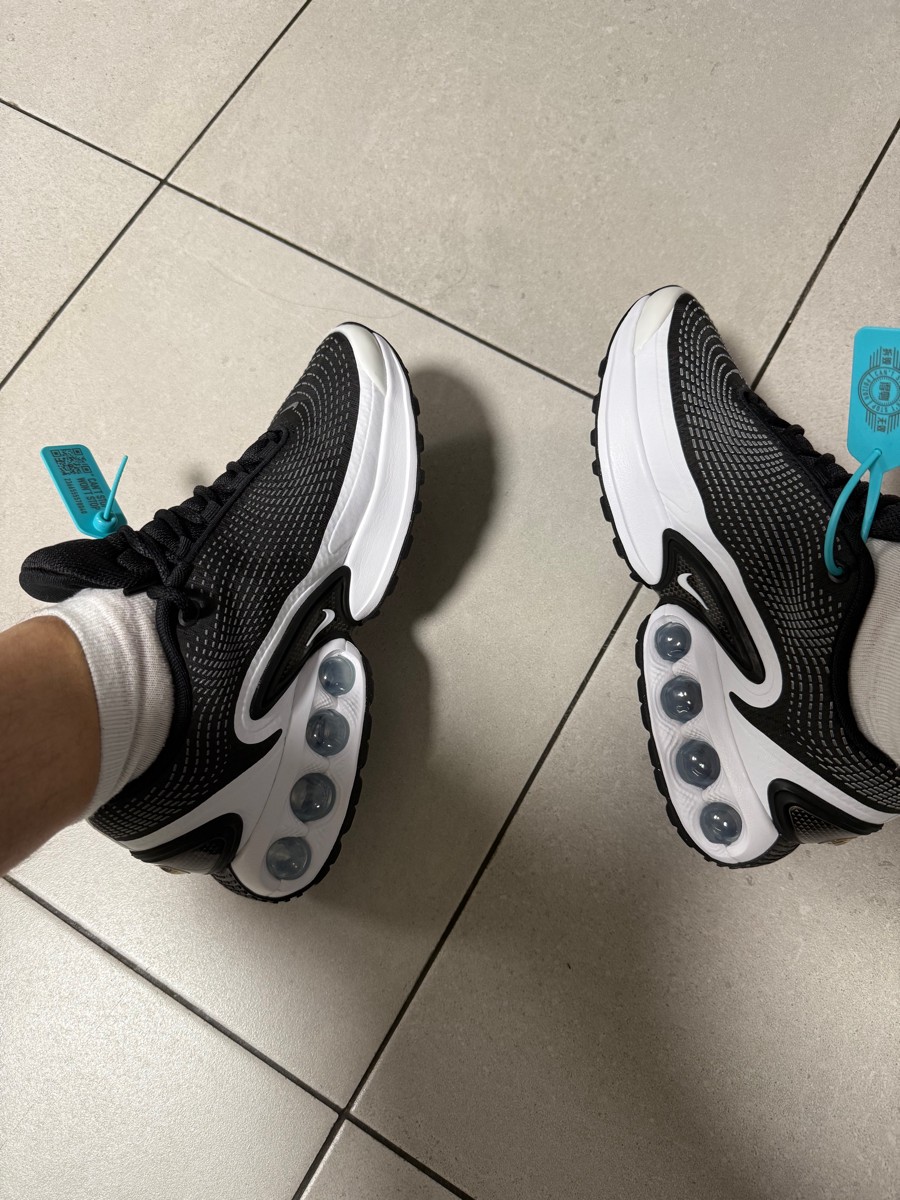 custom review-Nike Air Max Dn Устойчивый к истиранию Дышащий Низкий Топ Casual Мужской Черный Белый