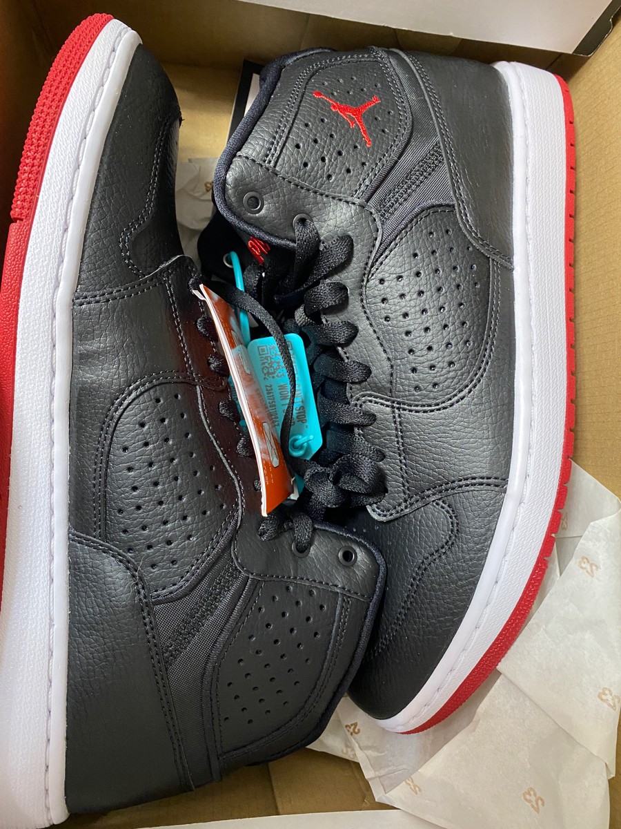 custom review-Джордан Access Амортизация Устойчивость к истиранию Поддержка Высокий Топ Винтажные Баскетбольные Кроссовки Унисекс Черный Красный