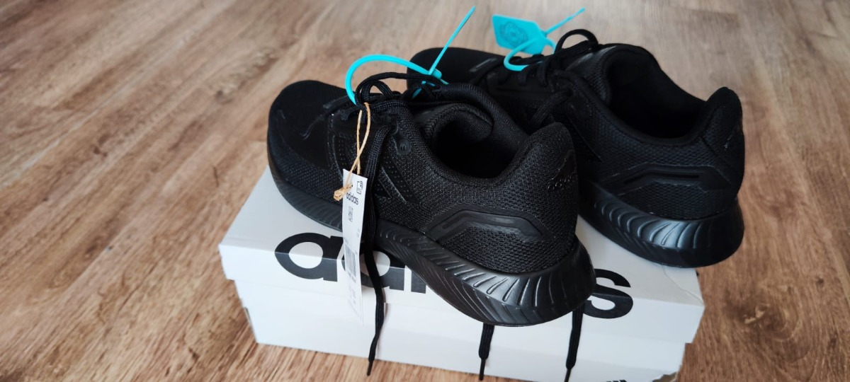 custom review-Adidas Originals Runfalcon 2,0 Амортизаторы Устойчивые к истиранию Низкий Топ Беговые кроссовки Женские Черный