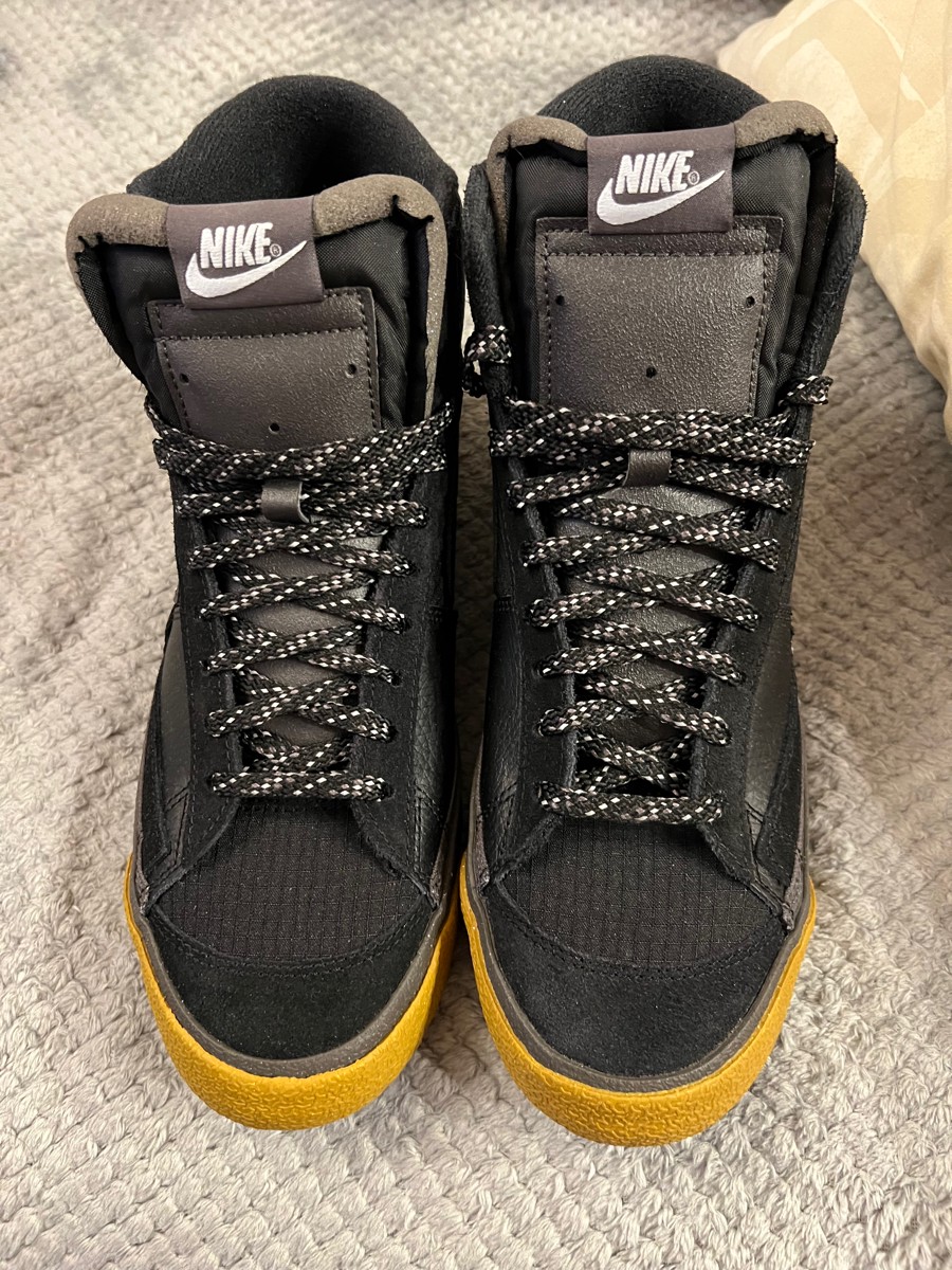 custom review-Nike Blazer Pro Club MID Скейтборд Кроссовки Мужские Черные