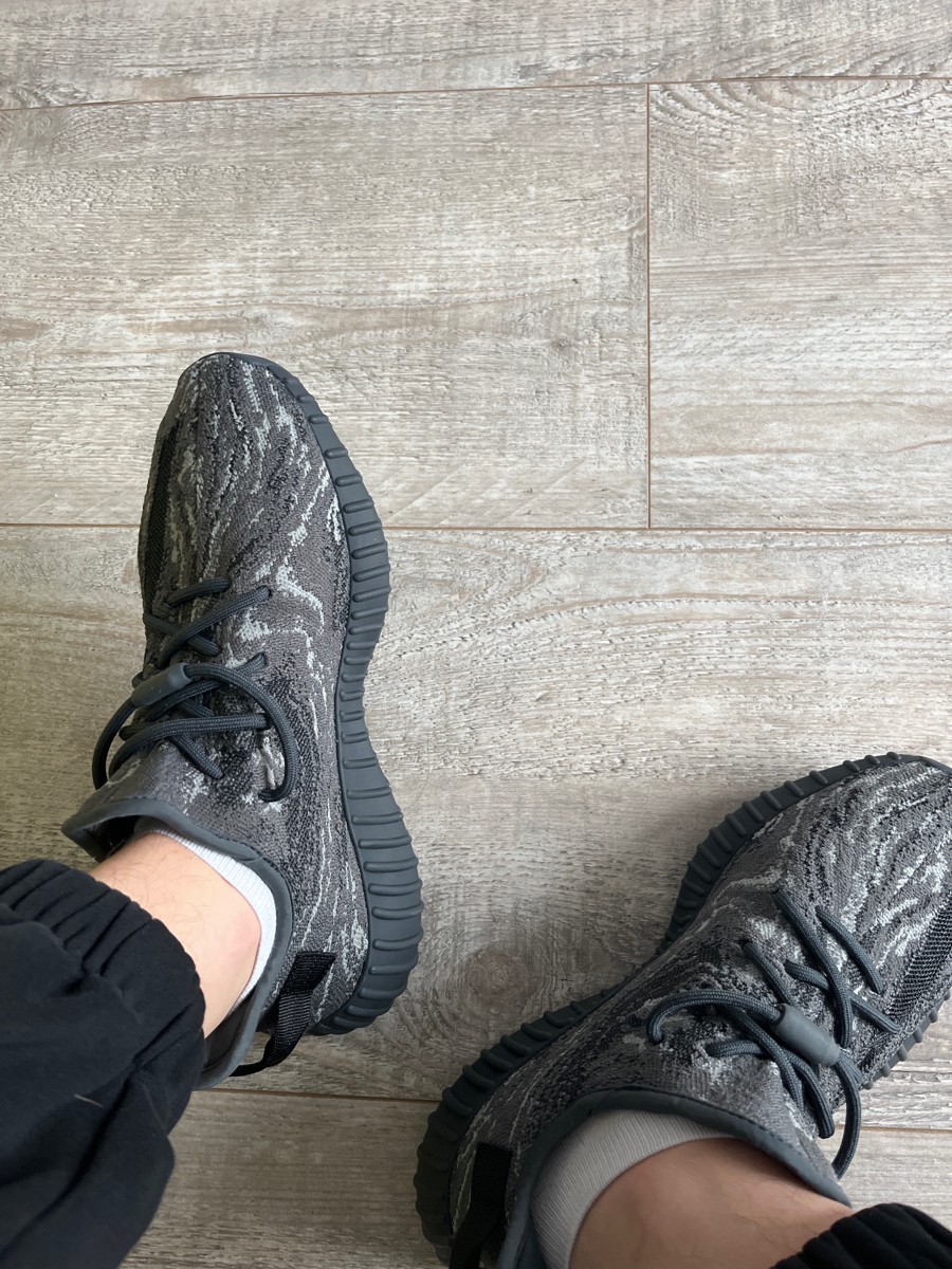 custom review-Adidas Originals Yeezy Boost 350 V2 'Dark SALT' Низкий Топ Повседневная Обувь Унисекс Черный