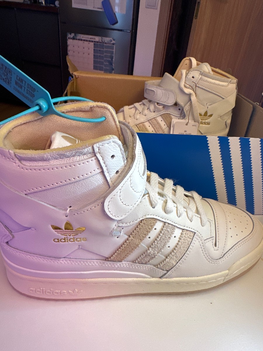 custom review-Adidas Originals FORUM 84 Hi High Топ Скейтборд Кроссовки Унисекс Бежевый