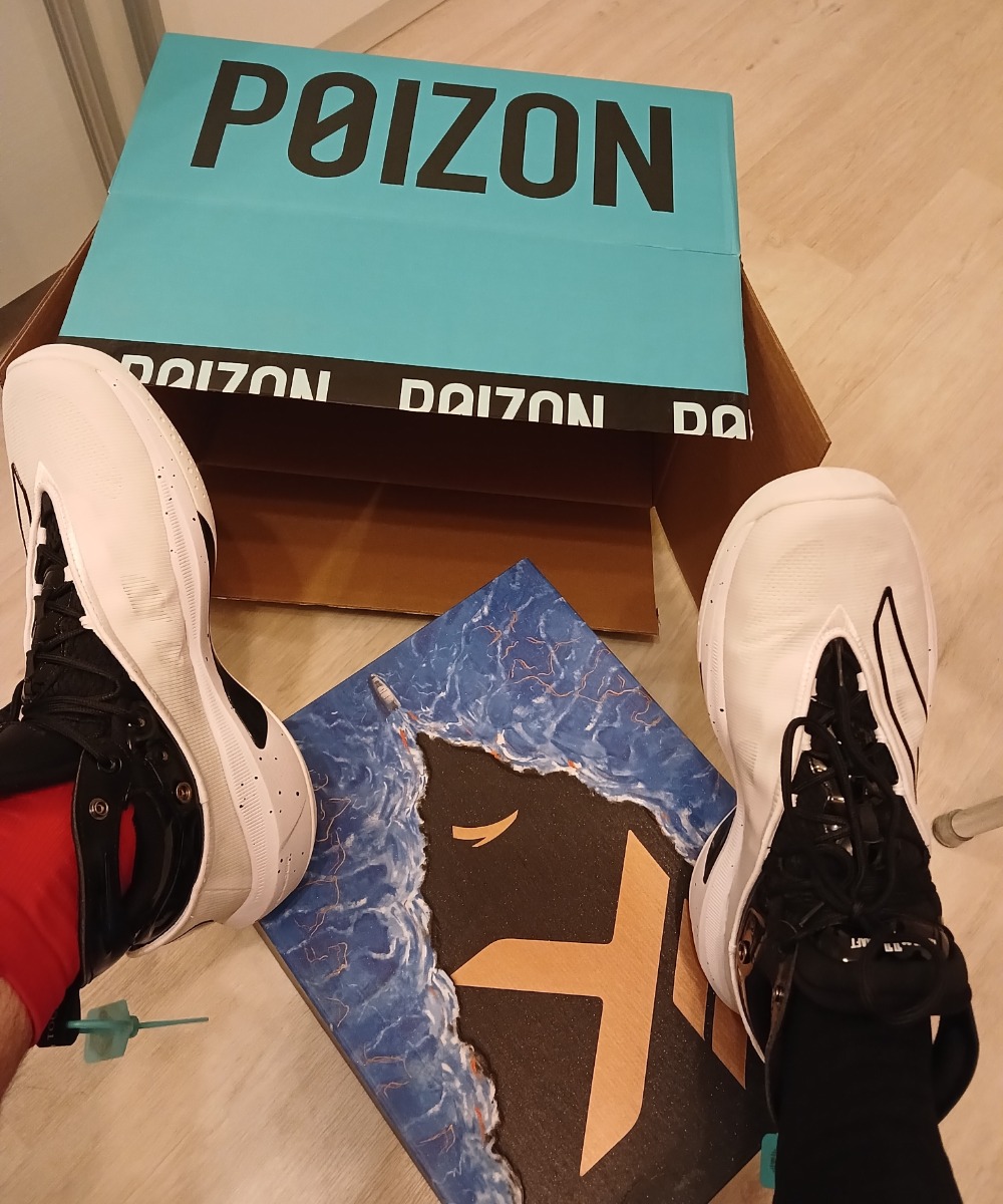 custom review-ANTA KT8 KT 8 Черный Eight противоскользящий устойчивый к истиранию высокий топ баскетбольные кроссовки мужской черный белый