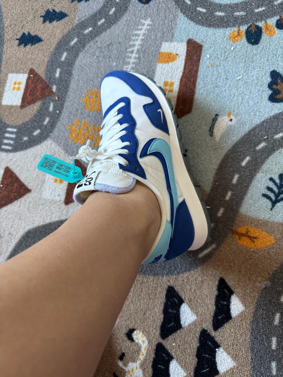 custom review-Nike Air Pegasus 83 Амортизаторы Ускорение Устойчивость к истиранию Низкий Топ Повседневные Беговые кроссовки Мужские Белый Синий