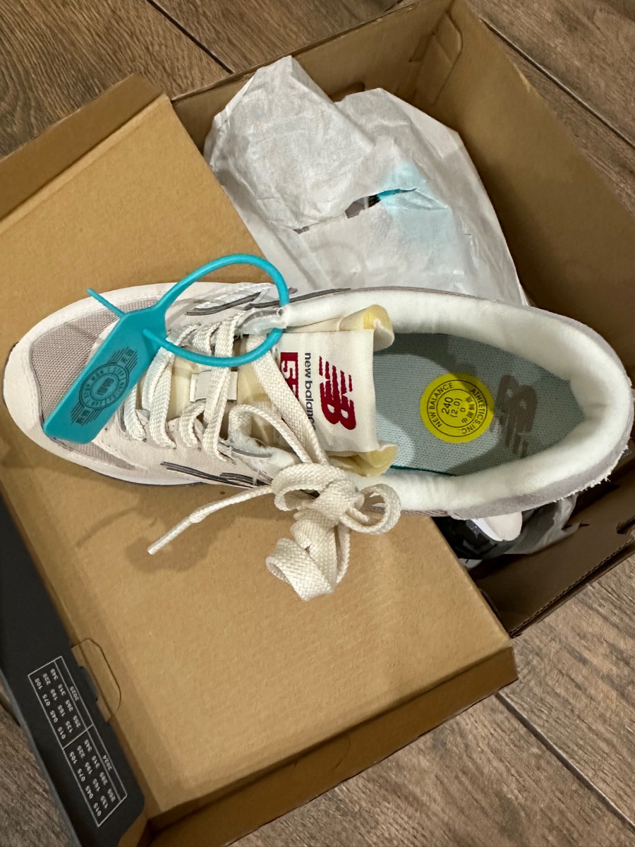 custom review-New Balance NB 574 Амортизация Противоскользящий Дышащий Увеличение Высоты Низкий Топ Повседневный Унисекс Белый