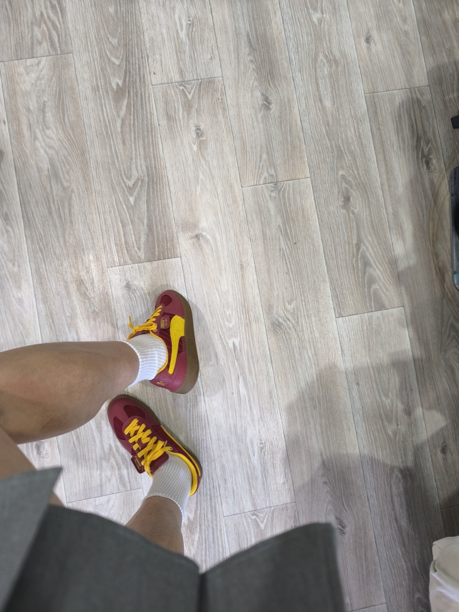 custom review-Гарри Поттер X PUMA Palermo Аbrasion Resistant Низкие Кроссовки для скейтбординга Мужские Темно-красные