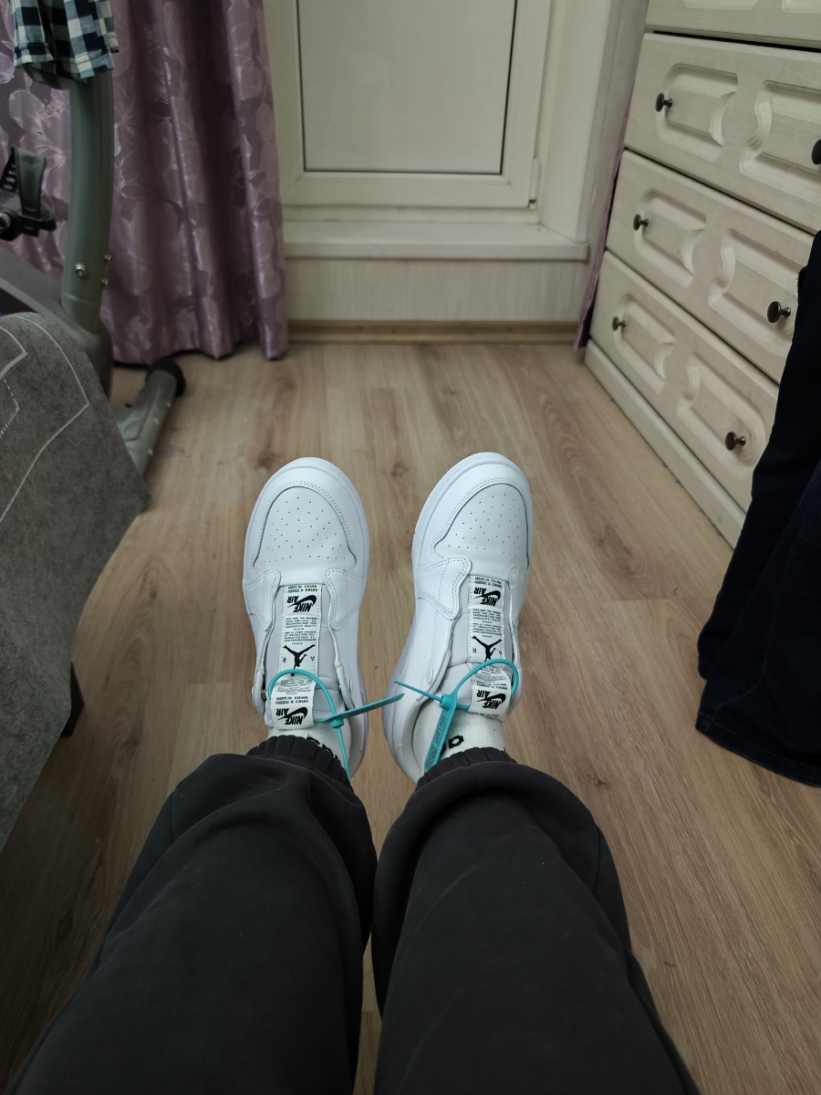 custom review-Jordan Air Jordan 1 RET Low Slip Low Топ Винтажные баскетбольные кроссовки Женские Белые