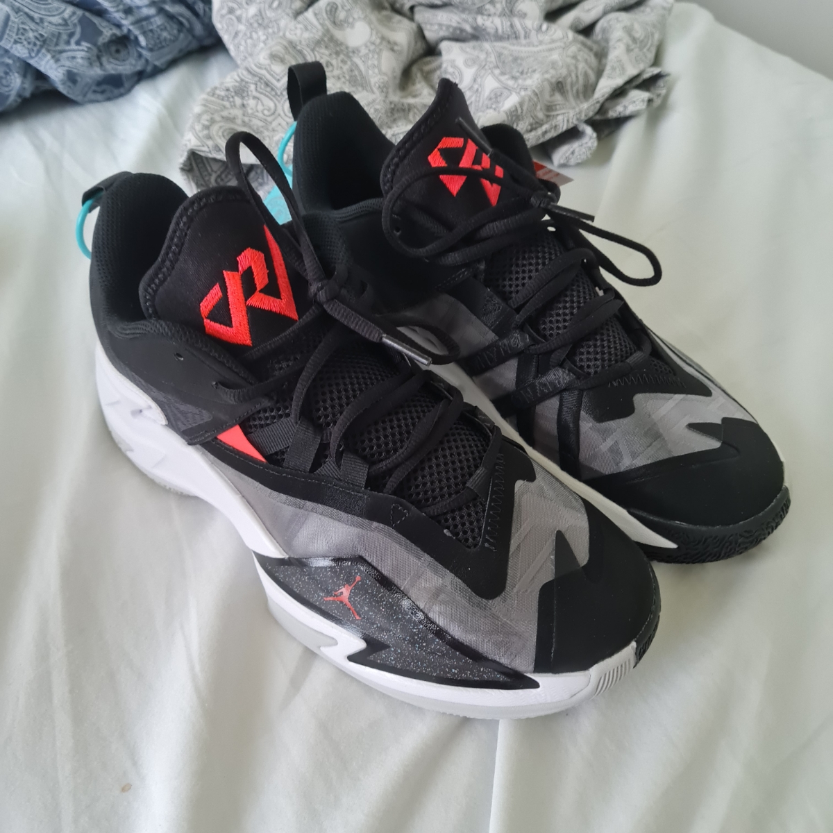 custom review-JORDAN One Take 3 Баскетбольные кроссовки Low Топ Мужской