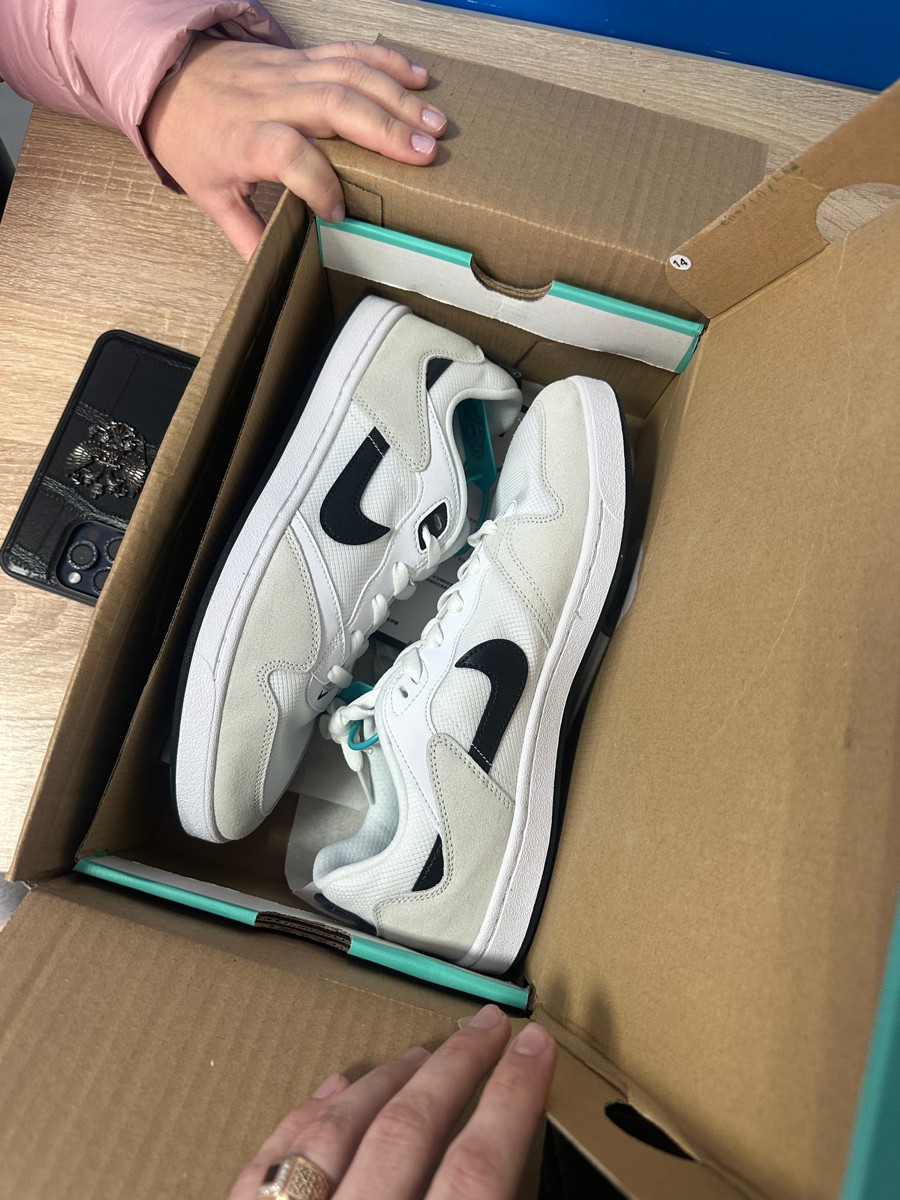 custom review-Nike SB Alleyoop Low Топ Скейтборд Кроссовки Мужские Белые