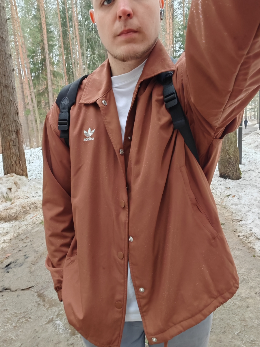 custom review-Adidas Originals CITY SKATE Куртки и пальто Мужской Коричневый