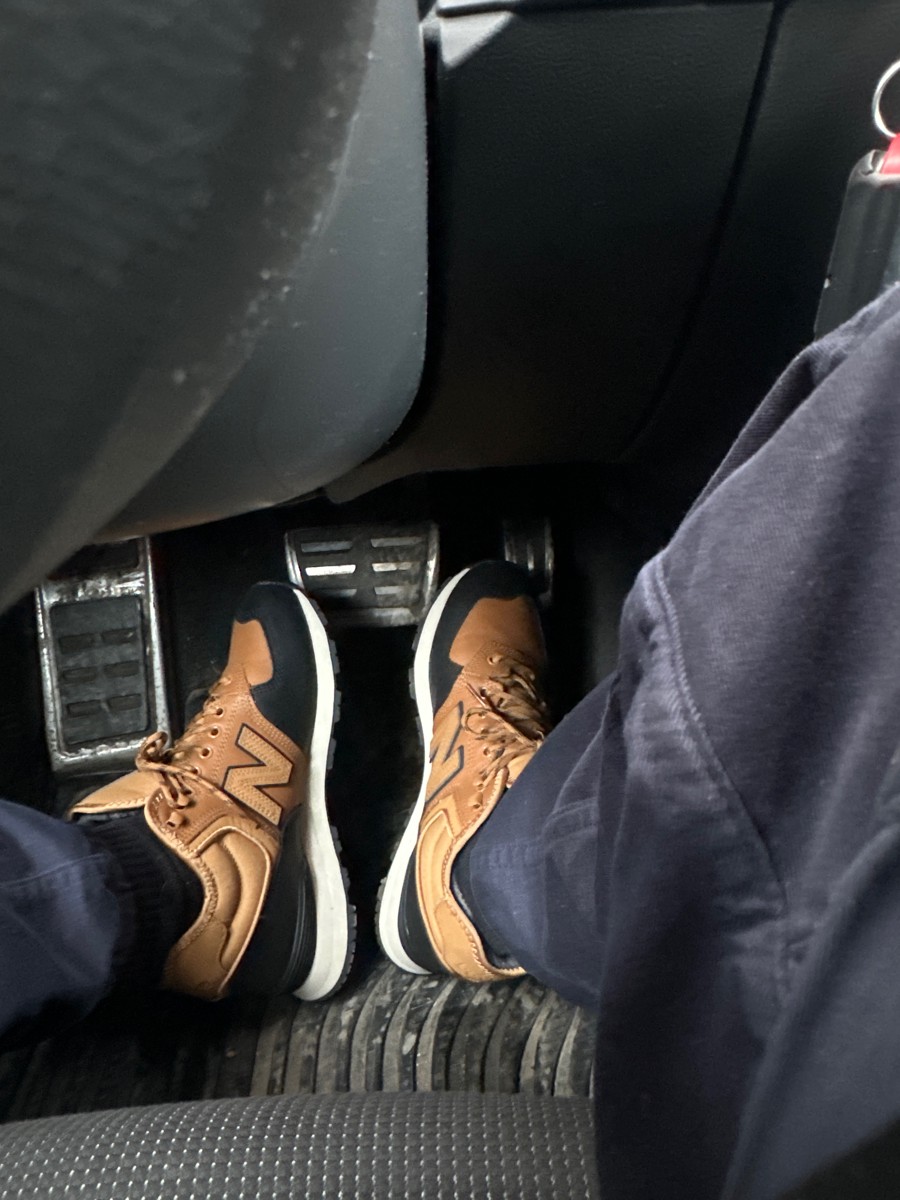 custom review-New Balance NB 574 MID Топ Повседневные Беговые Кроссовки Унисекс Коричневый