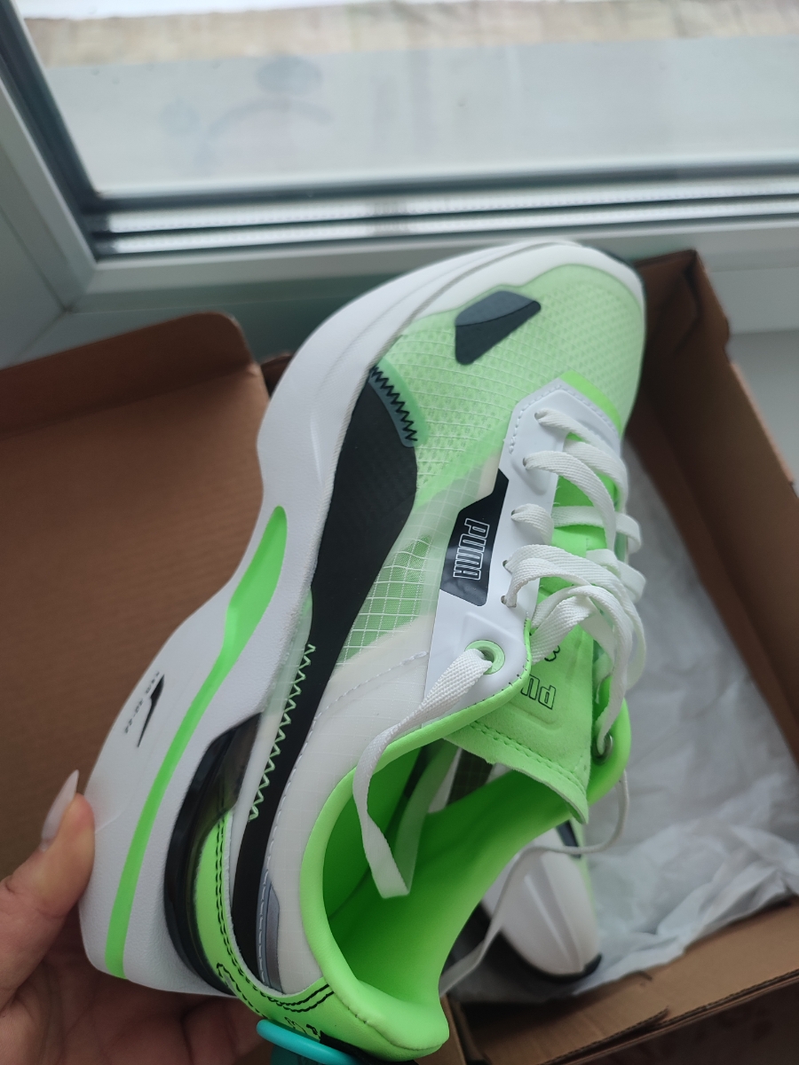 custom review-PUMA Kosmo Rider Low Топ Casual Женский Светло-Зеленый