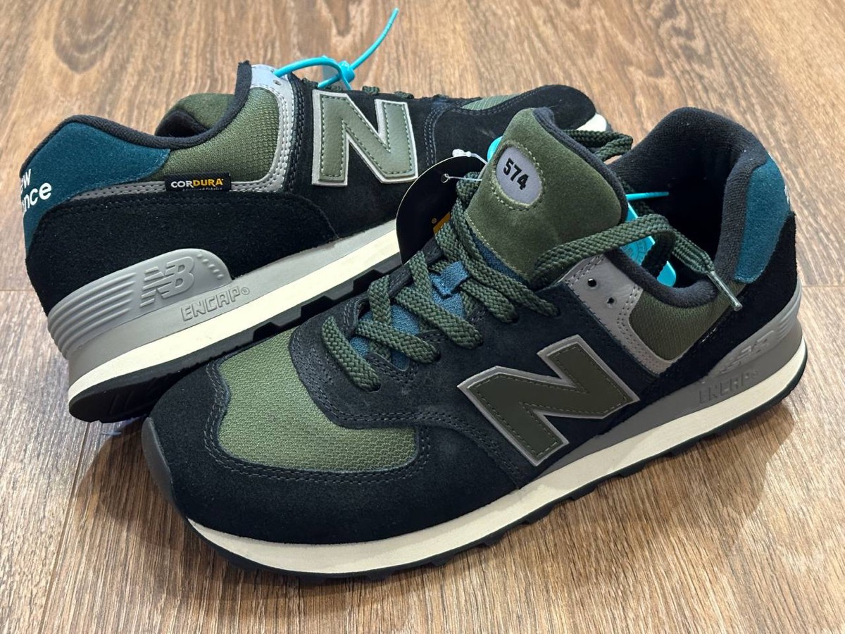 custom review-New Balance NB 574 Support Lightweight Low Top Повседневная обувь Унисекс Черный Серый