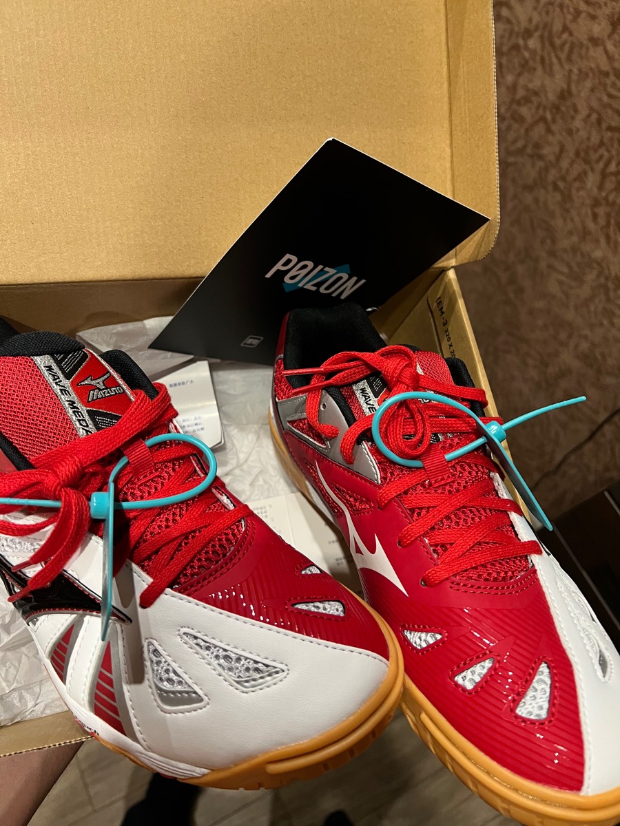 custom review-Mizuno Шорты Устойчивые к истиранию Дышащие Низкие Кроссовки для тренировок Унисекс Белый Красный