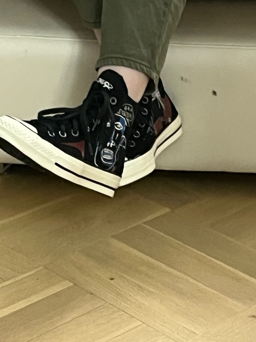 custom review-Конверс 1970s High Топ Кеды Унисекс Черный Красный Синий