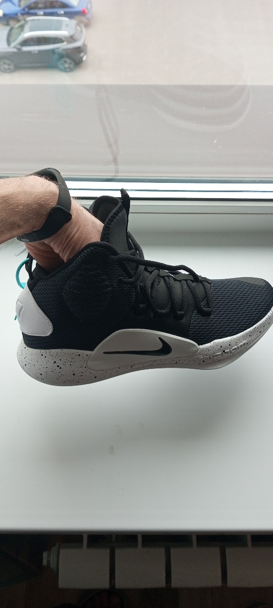 custom review-Nike Hyperdunk X Нескользящий Легкий Высокий Топ Баскетбольные Кроссовки для Игры Мужской Черный Белый