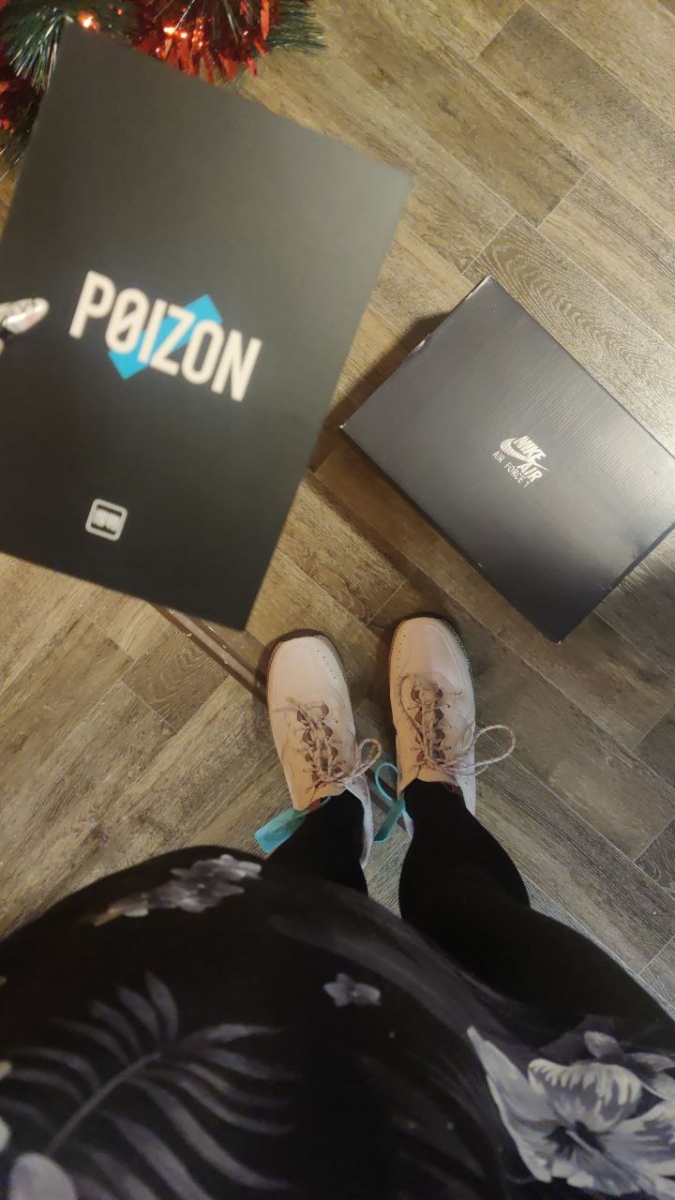 custom review-Nike Air Force 1 Wild Slip-Resistant Abrasion-Resistant Low-Top Skateboard Shoes Unisex Pink