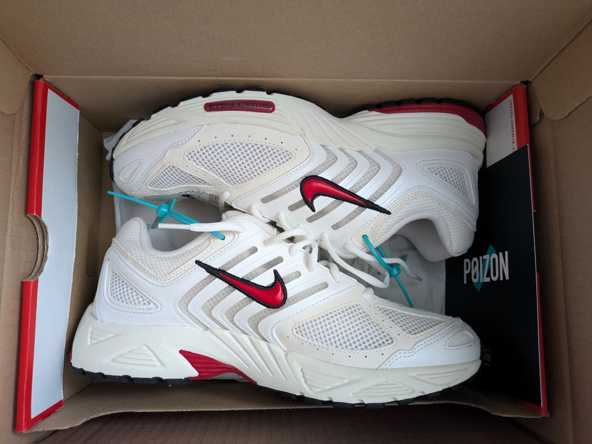 custom review-Nike Air Pegasus 2005 Устойчивый к истиранию Низкий Топ Повседневные Беговые кроссовки Женские Белые Красные