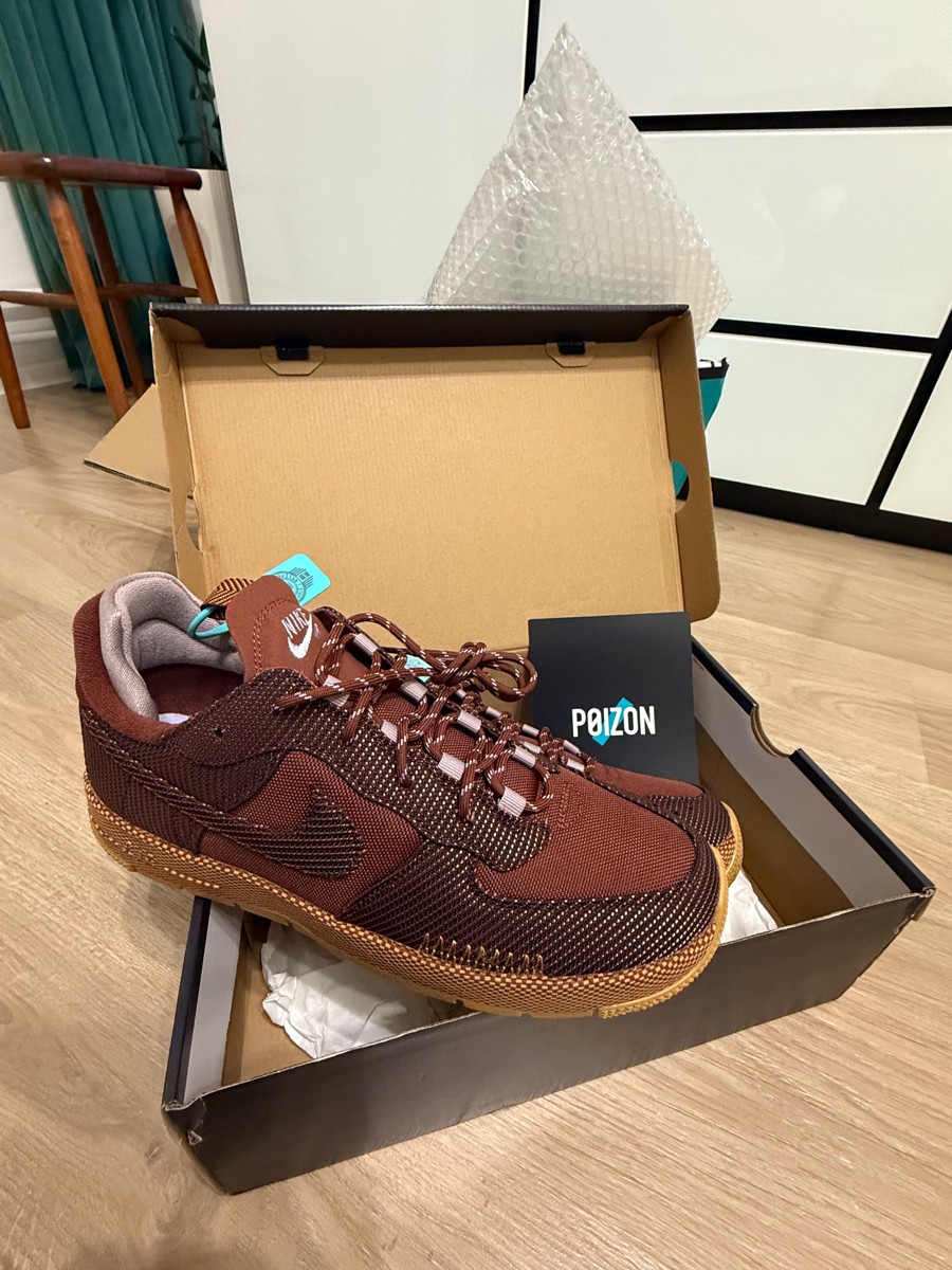 custom review-Nike Air FORCE 1 Low Топ Скейтборд Кроссовки Унисекс Красный Коричневый