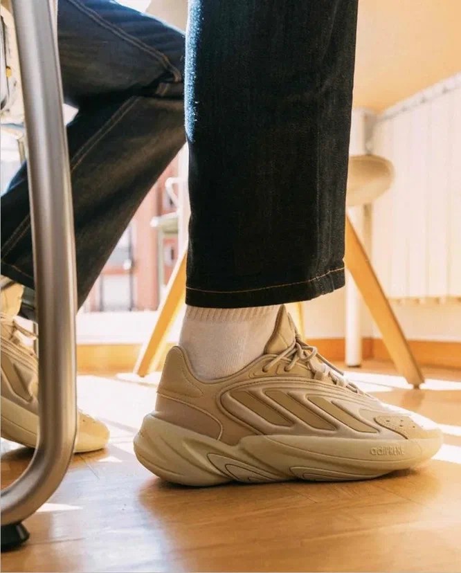 custom review-Adidas Originals Ozelia Устойчивые к истиранию низкие беговые кроссовки унисекс коричневые