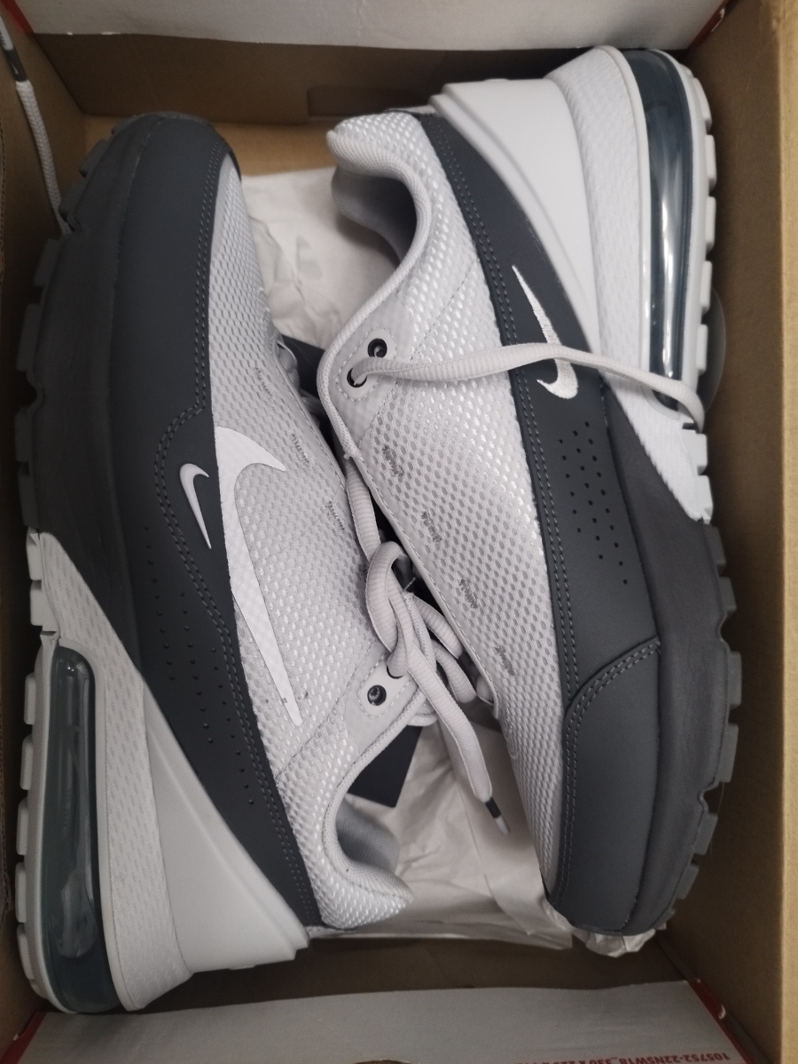 custom review-Nike Air Max Max Abrasion Resistant Низкий Топ KIDS Lifestyle Shoes Серый Белый