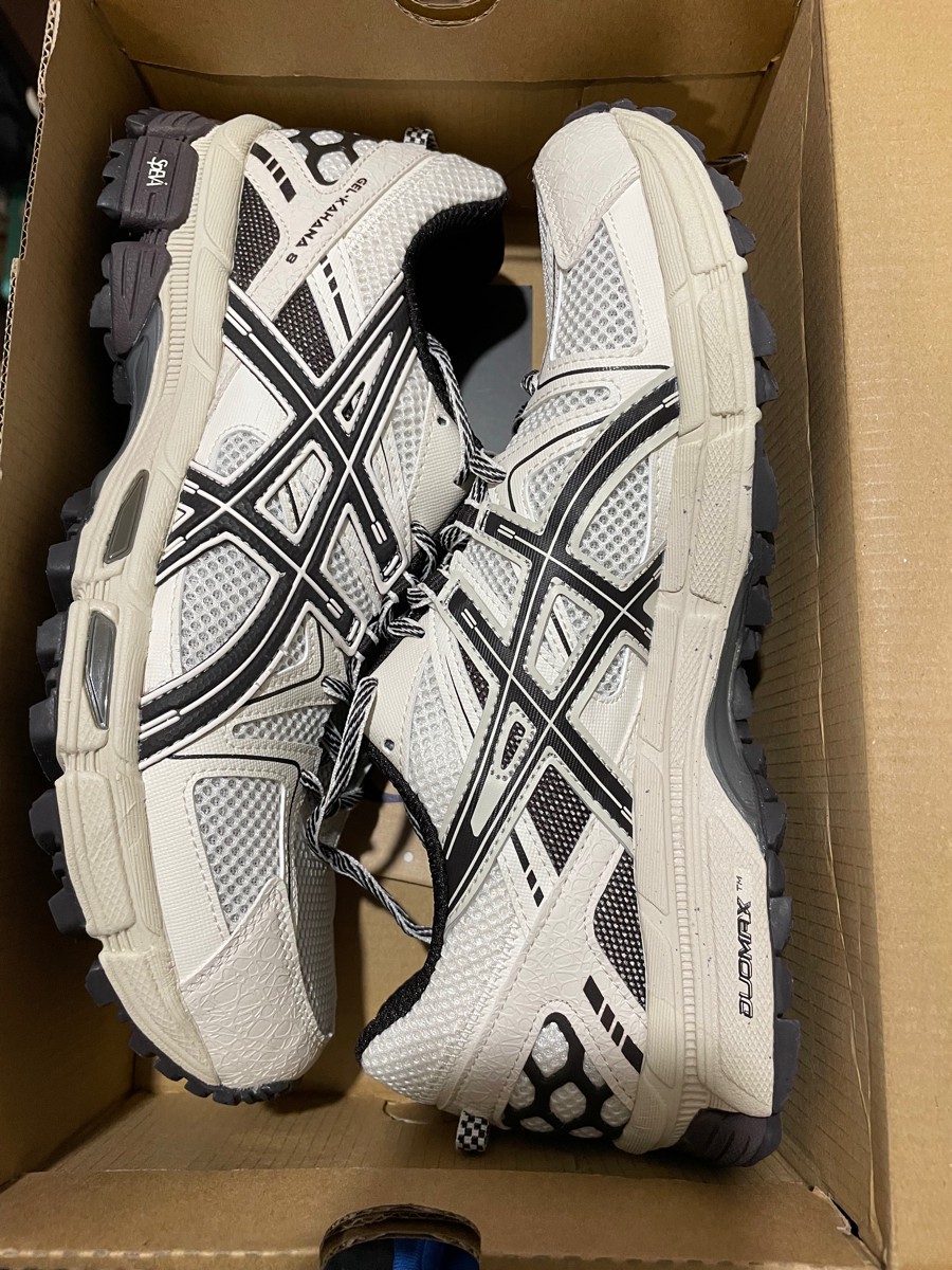 custom review-ASICS Гель Kahana 8 Размер CN Беговые кроссовки Низкий топ Светло-коричневый черный Мужской