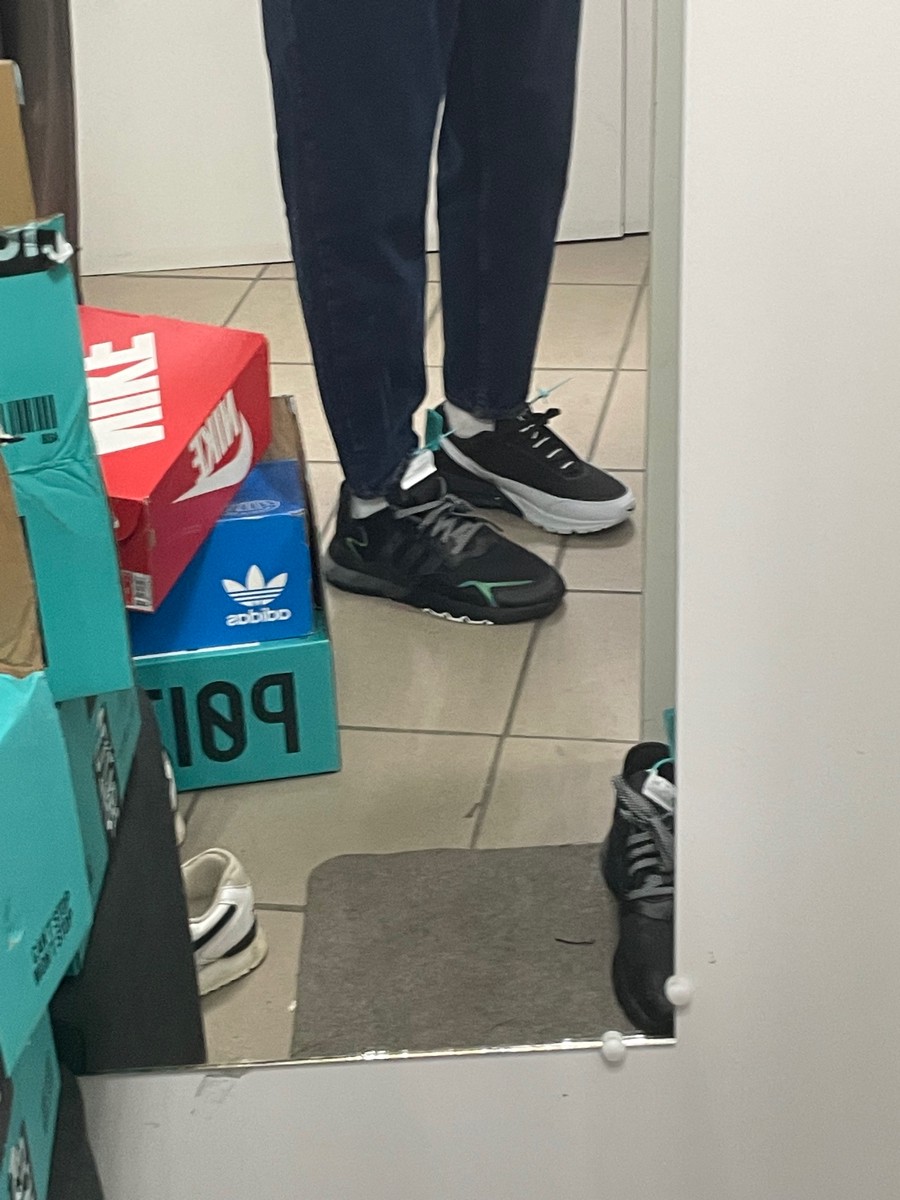 custom review-Adidas Originals Nite Jogger Устойчивый к истиранию Дышащий Низкий Топ Повседневная Обувь Унисекс Черный Серый Фиолетовый