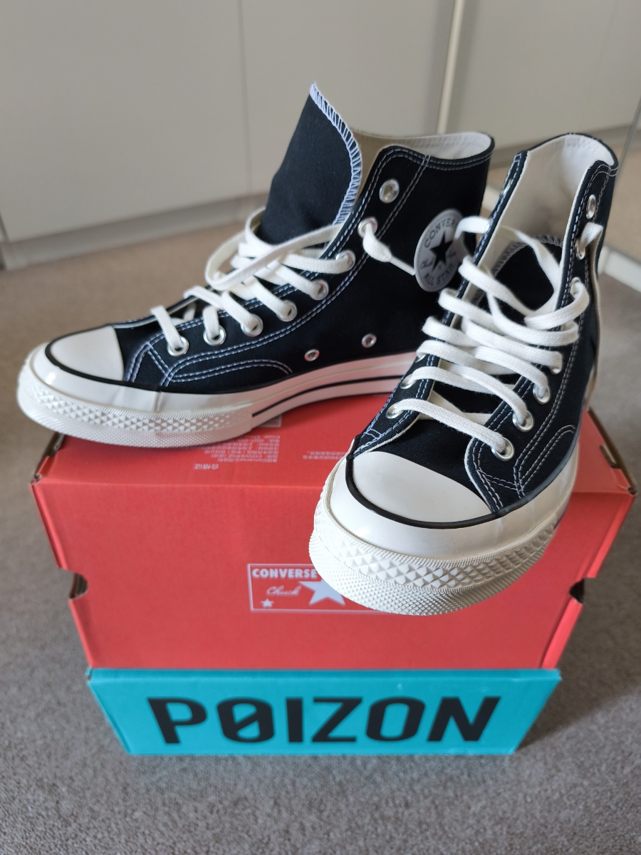 custom review-Converse Chuck 70 Hi Устойчивые к истиранию высокие кеды унисекс черные