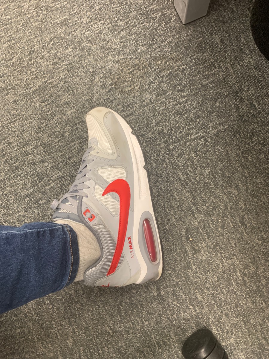 custom review-Nike Air Max Command Abrasion Resistant Низкий Топ Casual Мужской Серый