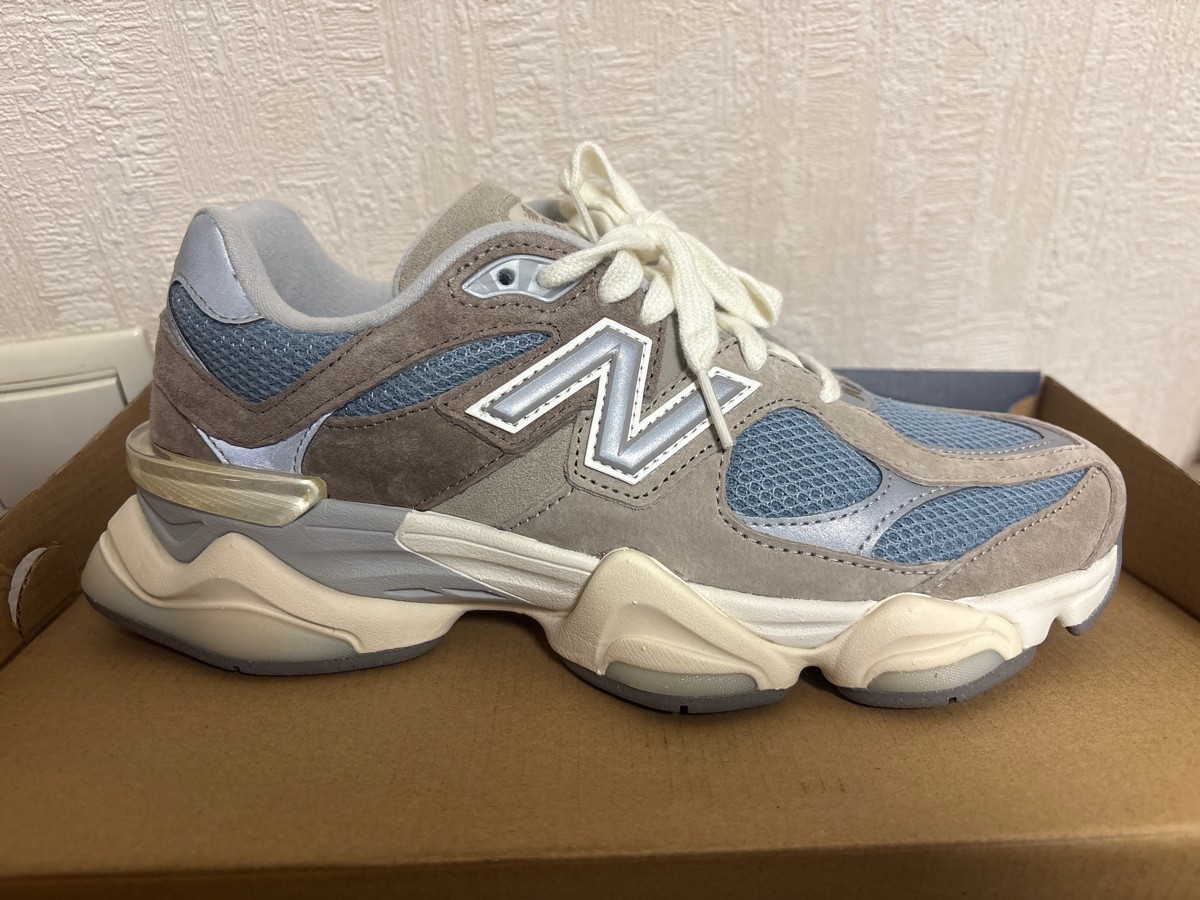 custom review-New Balance NB 9060 Амортизация Низкий Топ Casual Унисекс Коричневый Синий