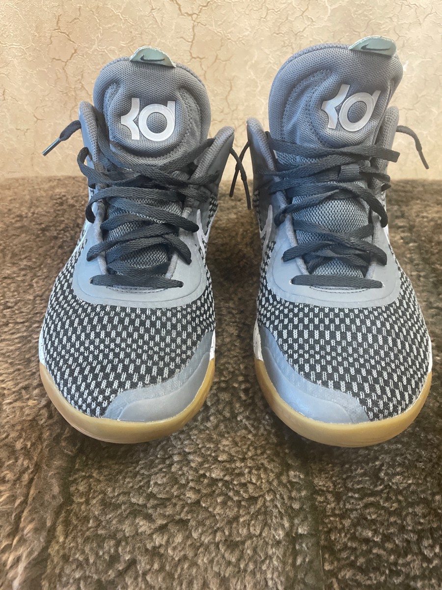 custom review-Nike KD Trey 5 IX EP Low Топ Винтажные баскетбольные кроссовки Мужской Серый черный Азиатская версия