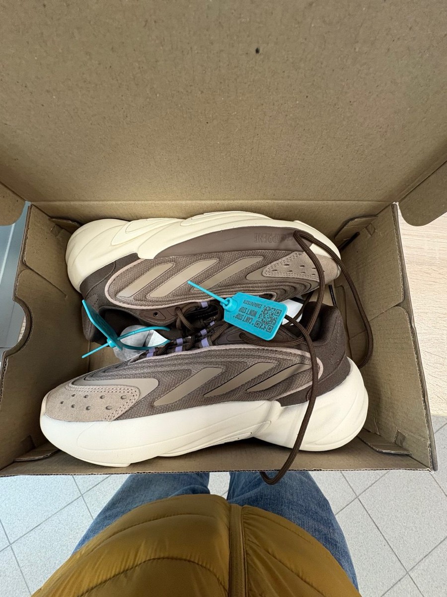 custom review-Adidas Originals Ozelia Устойчивые к истиранию противоскользящие низкие топовые кроссовки с подошвой унисекс коричневый