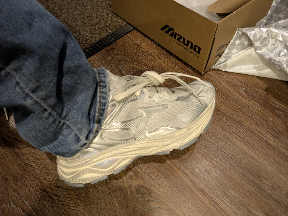 custom review-Mizuno Racer S Устойчивый к истиранию Дышащие Низкие Беговые кроссовки Унисекс Серебристо-серый