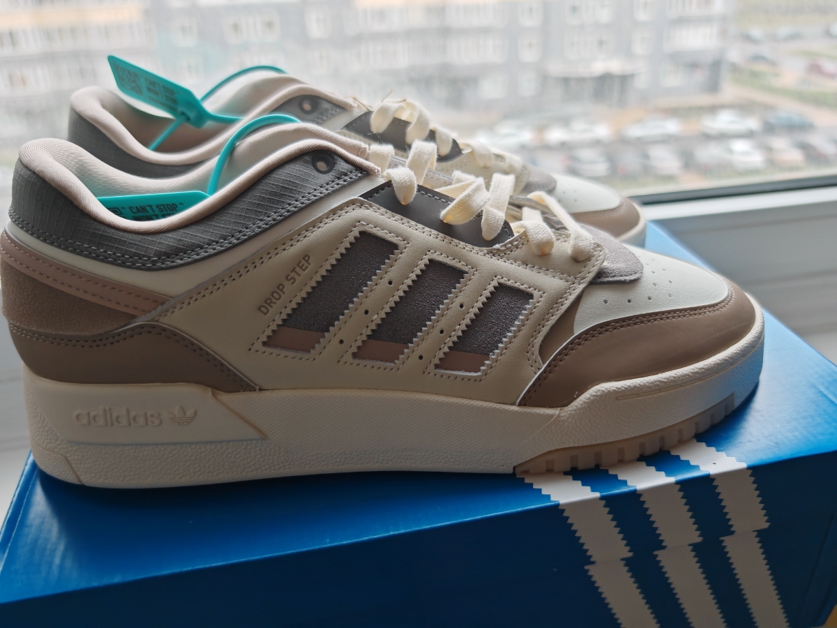 custom review-Adidas Originals Drop Step Low Противоскользящие Устойчивые к истиранию Низкие Кроссовки для скейтбординга Унисекс Тауповые