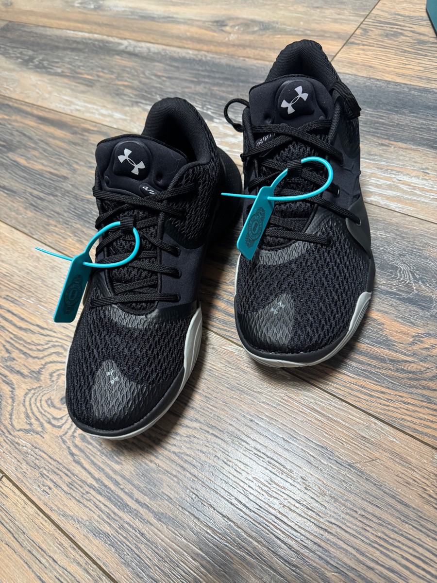 custom review-Under Armour Spawn 2 Амортизирующие Универсальные Противоскользящие Устойчивые к Износу Низкий Топ Винтажные Баскетбольные Кроссовки Унисекс Черный