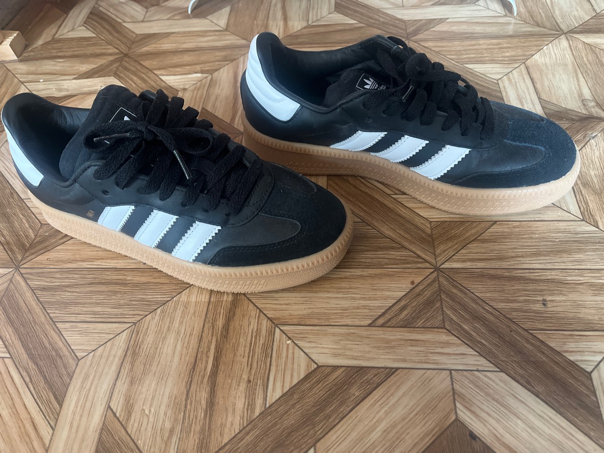 custom review-Adidas Samba XLG Low Топ Скейтборд Кроссовки Унисекс Черный Белый