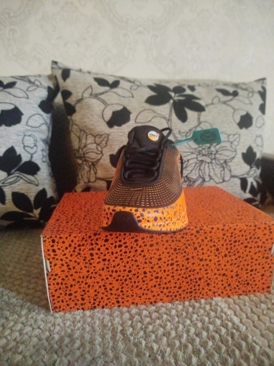 custom review-Nike Air Max Dn Устойчивый к истиранию Низкий Топ Casual Мужской Оранжевый Черный