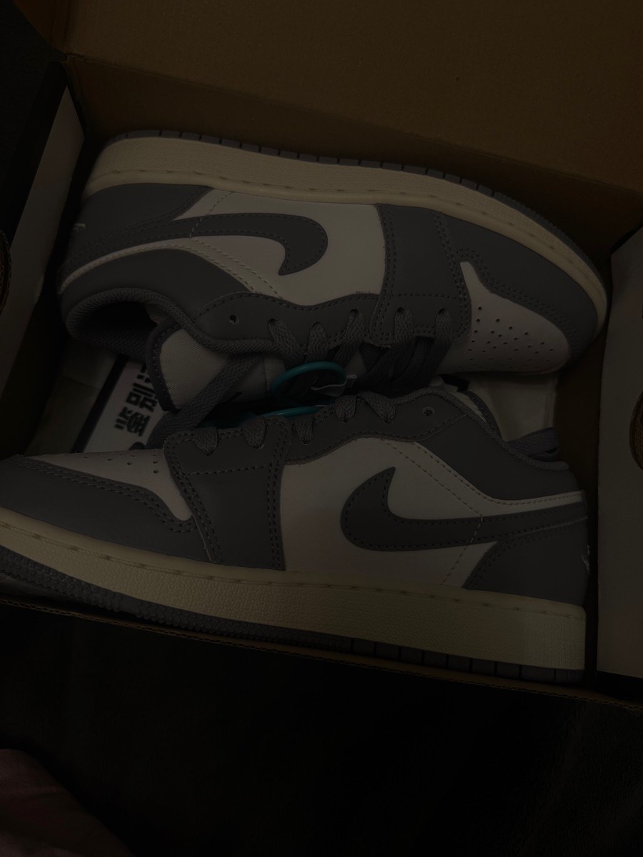 custom review-JORDAN Air Jordan 1 Детские баскетбольные кроссовки Low Топ Унисекс